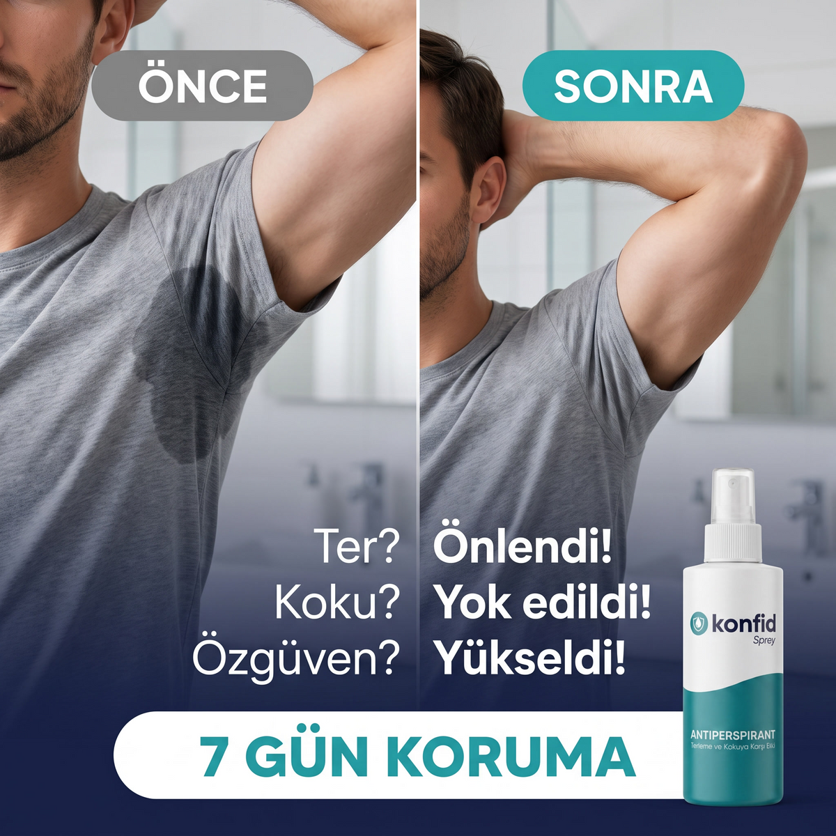 konfid® Terleme Önleyici Sprey