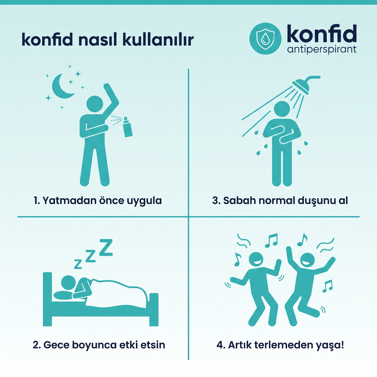 konfid® Terleme Önleyici Sprey